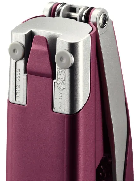 LEITZ Stolní sešívačka NeXXt STYLE 5562, granátově červená