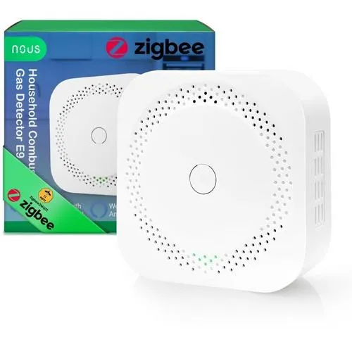 NOUS E9, Detektor hořlavých plynů pro domácnost, kompatibilní s Tuya a ZigBee