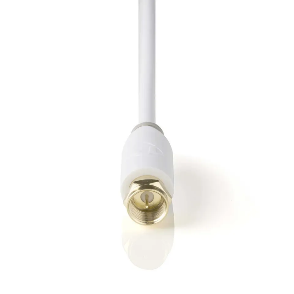 Nedis CSBW41000WT20 - Satelitní a Anténní Kabel | F zástrčka - F zástrčka | 2 m