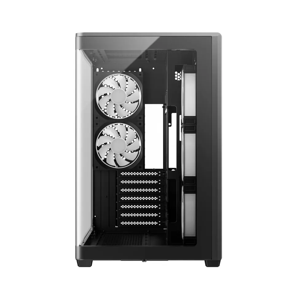 DEEPCOOL Case CG590U 5F, ATX, Průhledná bočnice, 5x120mm ARGB Fan, černá