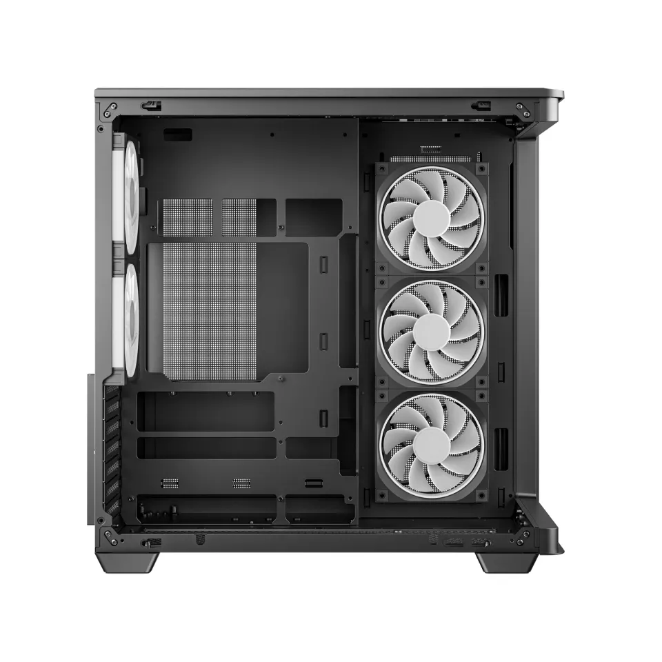 DEEPCOOL Case CG590U 5F, ATX, Průhledná bočnice, 5x120mm ARGB Fan, černá