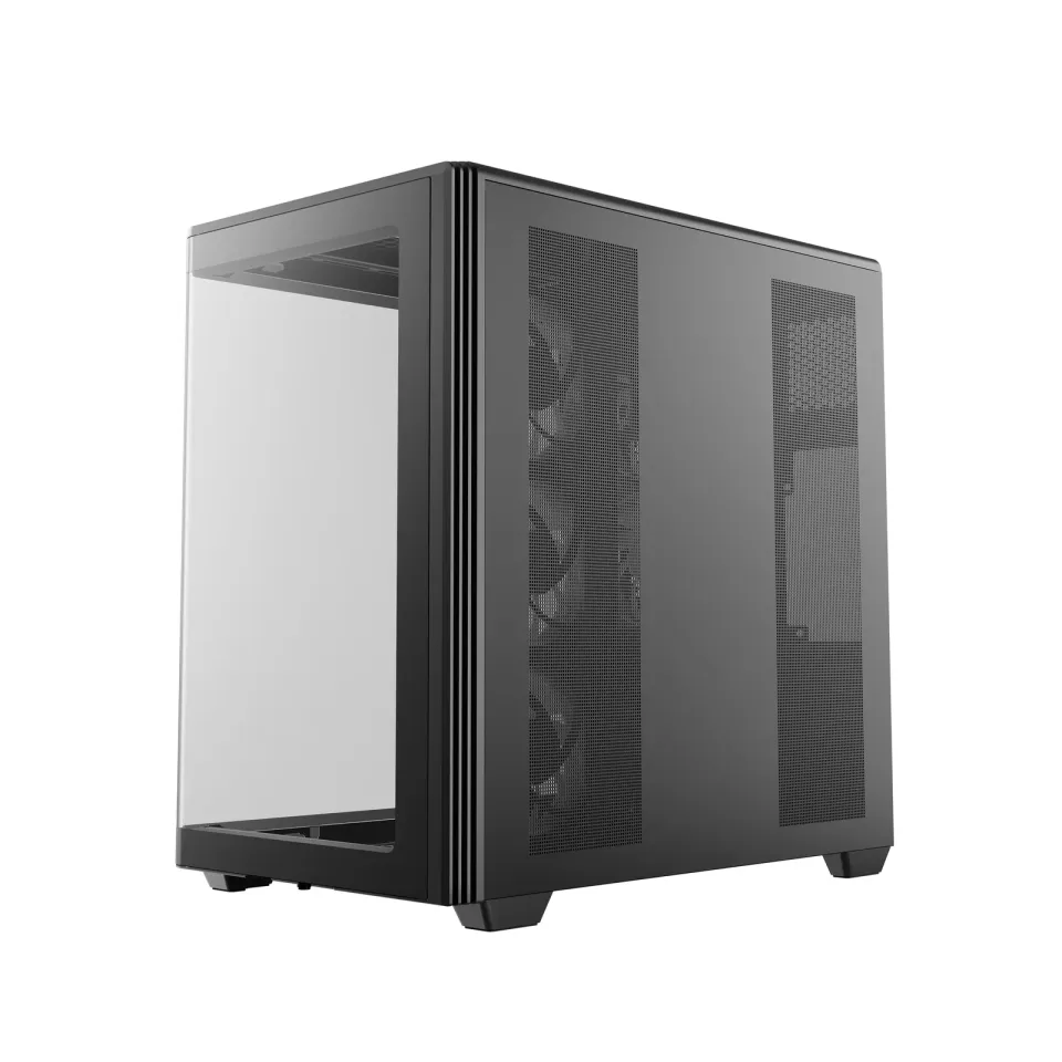 DEEPCOOL Case CG590U 5F, ATX, Průhledná bočnice, 5x120mm ARGB Fan, černá