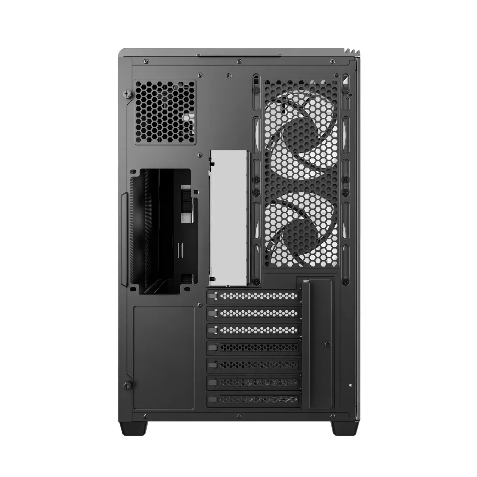 DEEPCOOL Case CG590U 5F, ATX, Průhledná bočnice, 5x120mm ARGB Fan, černá