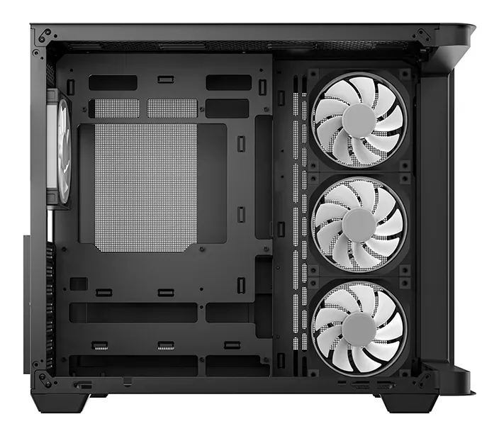 DEEPCOOL Case CG530U 4F, ATX, Průhledná bočnice, 4x120mm ARGB Fan, černá
