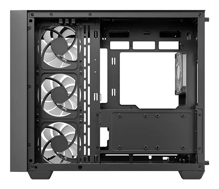 DEEPCOOL Case CG530U 4F, ATX, Průhledná bočnice, 4x120mm ARGB Fan, černá