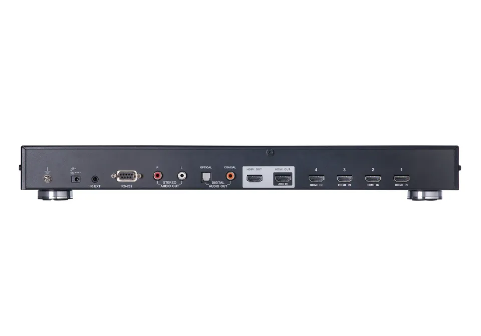 ATEN VS-482 4-portový Dual View HDMI přepínač, RS-232, extra audio