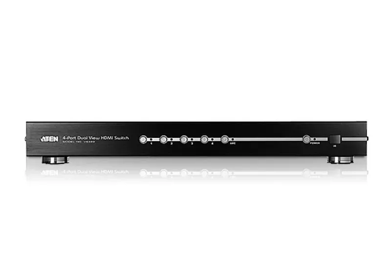 ATEN VS-482 4-portový Dual View HDMI přepínač, RS-232, extra audio