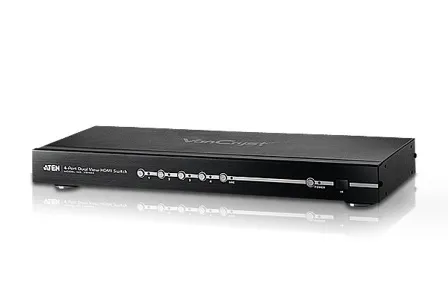 ATEN VS-482 4-portový Dual View HDMI přepínač, RS-232, extra audio