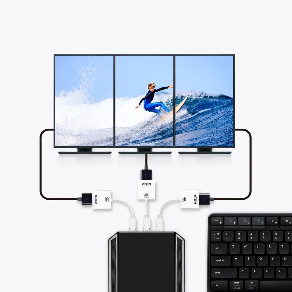 ATEN True 4K DisplayPort to HDMI Active Adapter