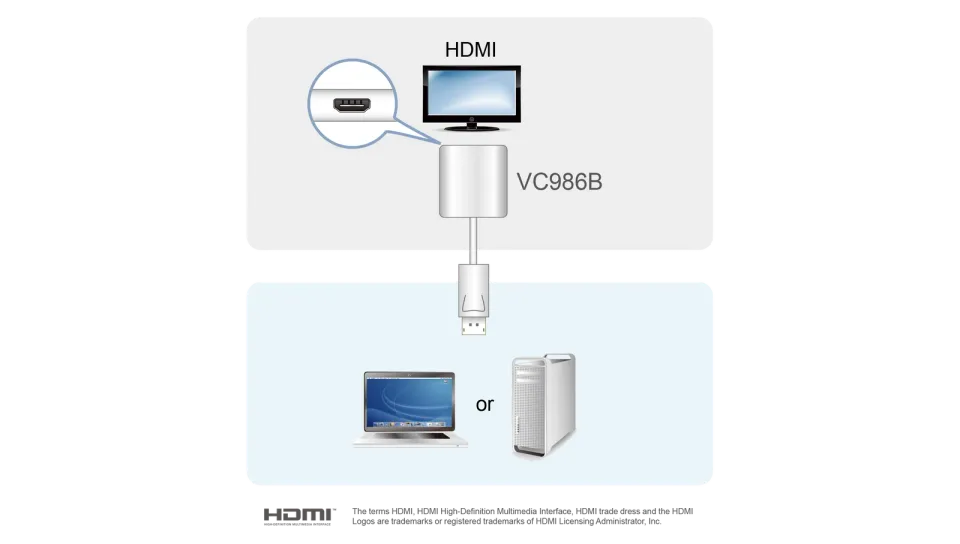 ATEN True 4K DisplayPort to HDMI Active Adapter
