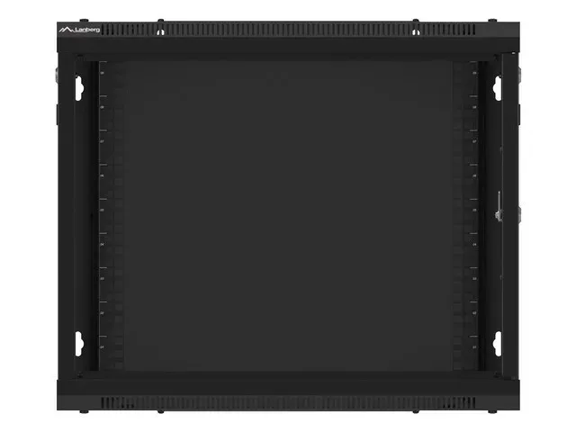 LANBERG RACKOVÁ SKŘÍŇ 19" PRO MONTÁŽ NA STĚNU 9U/600X600 PRO VLASTNÍ MONTÁŽ S KOVOVÝMI DVEŘMI ČERNÁ