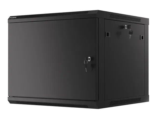 LANBERG RACKOVÁ SKŘÍŇ 19" PRO MONTÁŽ NA STĚNU 9U/600X600 PRO VLASTNÍ MONTÁŽ S KOVOVÝMI DVEŘMI ČERNÁ