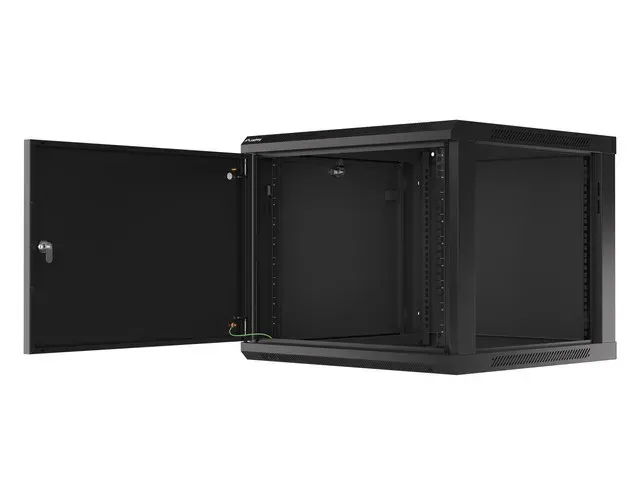 LANBERG RACKOVÁ SKŘÍŇ 19" PRO MONTÁŽ NA STĚNU 9U/600X600 PRO VLASTNÍ MONTÁŽ S KOVOVÝMI DVEŘMI ČERNÁ