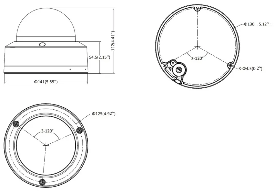 Hikvision DS-2CD2746G2HT-IZS(2.8-12mm)/eF/BLK 4MPix IP Dome AcuSense kamera; IR 40m, Audio, Alarm, IP67, IK10, černá