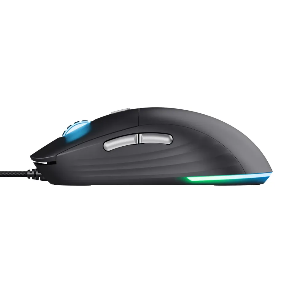 TRUST myš GXT925 Redex II Gaming Mouse, optická, RGB, černá