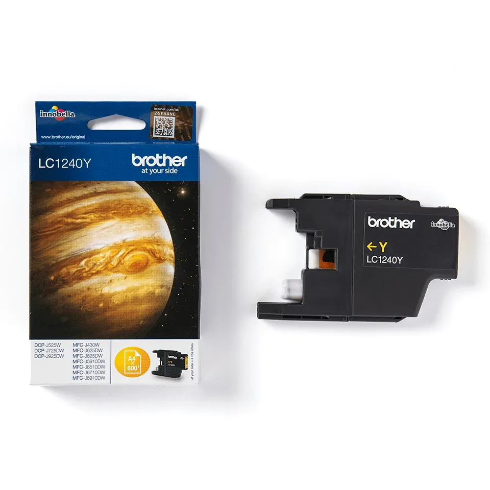 BROTHER LC-1240Y originální náplň žlutá - 600 stran