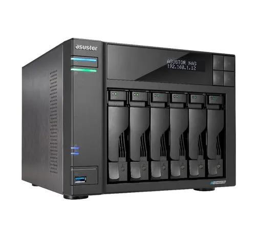 ASUSTOR LOCKERSTOR 6 Gen2 (AS6706T) datové úložiště NAS (pro 6x HDD, Celeron, 4GB DDR4, NAS)