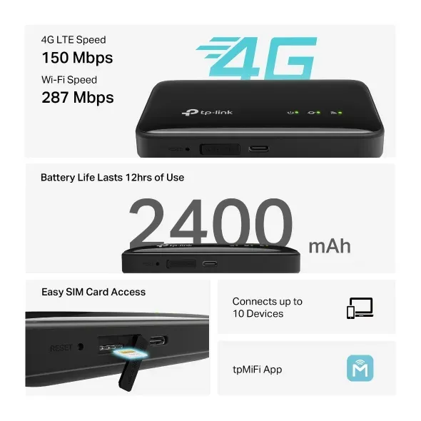 TP-Link M7005 4G LTE Mobilní Wi-Fi