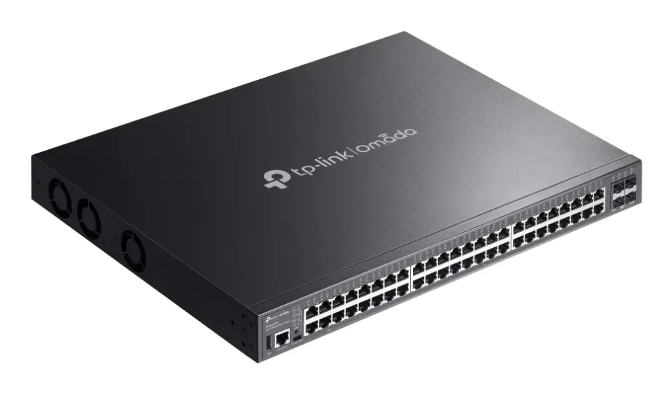 TP-LINK SG5452XMPP Omada 48portový gigabitový stohovatelný switch Lite L3 s řízením PoE++ a 4× 10G sloty