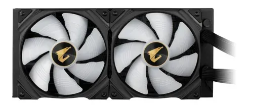 GIGABYTE vodní chladič AORUS WATERFORCE 280, 140mm ARGB, LCD displej