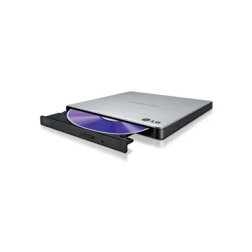 HLDS (HITACHI-LG) DVD±RW GP57ES40 SLIM external stříbrná USB 2.0, 8xDVD±RW, 5xDVD-RAM, silver, slim stříbrna