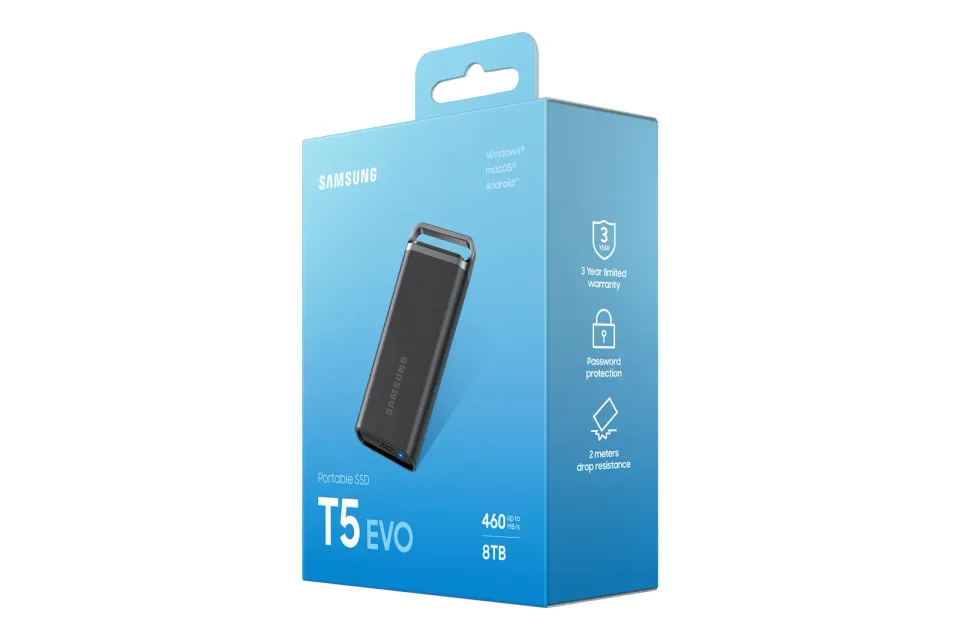 Samsung Externí SSD disk T5 EVO - 8TB - černý