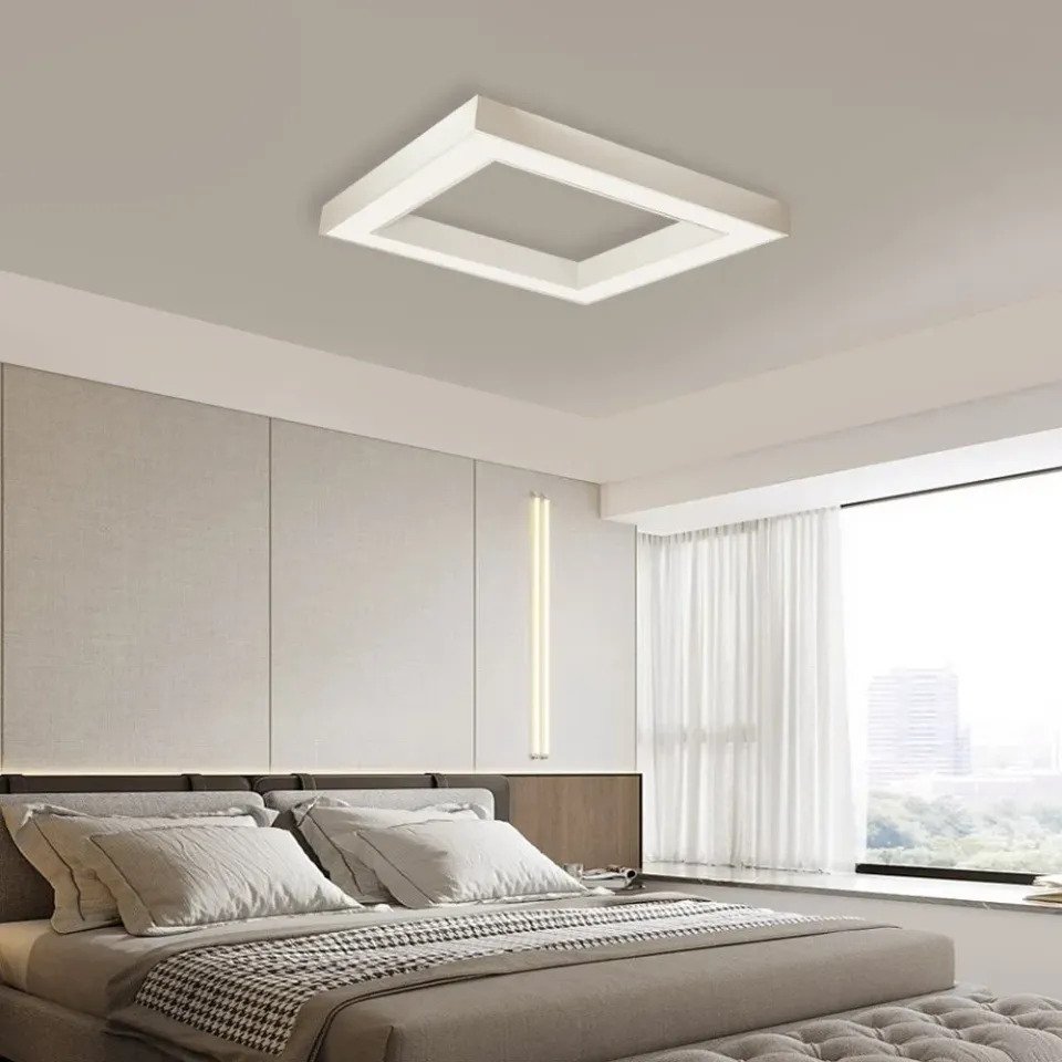 IMMAX NEO CANTO SLIM SMART stropní svítidlo 80x80cm 60W, bílé, Zigbee 3.0, TUYA
