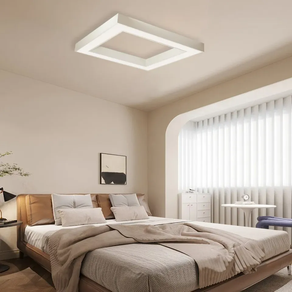 IMMAX NEO CANTO SLIM SMART stropní svítidlo 80x80cm 60W, bílé, Zigbee 3.0, TUYA