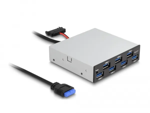 Delock 3.5” USB 5 Gbps přední panel 7 x USB Typ-A