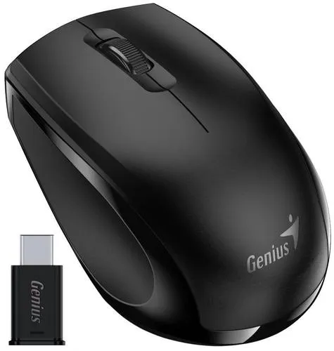 GENIUS myš NX-8006S Wireless, 1200dpi, USB black tichá USB-C
