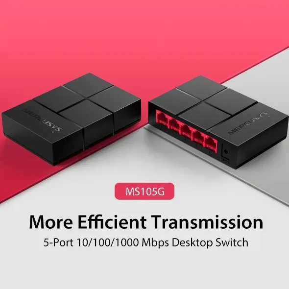 MERCUSYS MS105G switch (5xGbE, fanless)