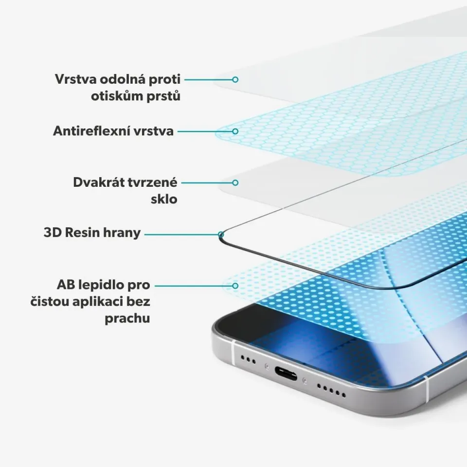 Epico AntiReflective Glass 3D iPhone 17 Pro Max/18 Pro Max