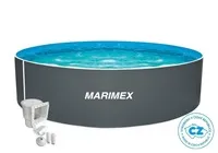 Marimex Orlando bazén 3,66x0,91 m s příslušenstvím - motiv šedý