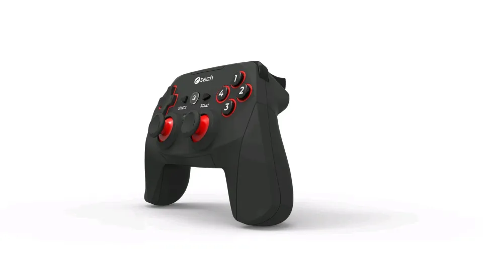 C-TECH Gamepad Khort pro PC/PS3/Android, 2x analog, X-input, vibrační, bezdrátov
