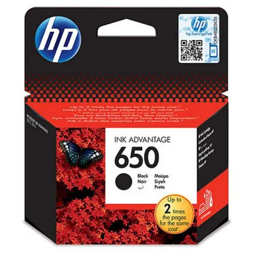 HP CZ101AE originální náplň černá č.650 cca360 stran (pro DJ Advantage 1515, 2515, 2645, 3515, 4515 atd)