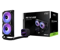 ASROCK Vodní chladič Pro 240 ARGB, 2x120mm, LGA1851, AM5, černá