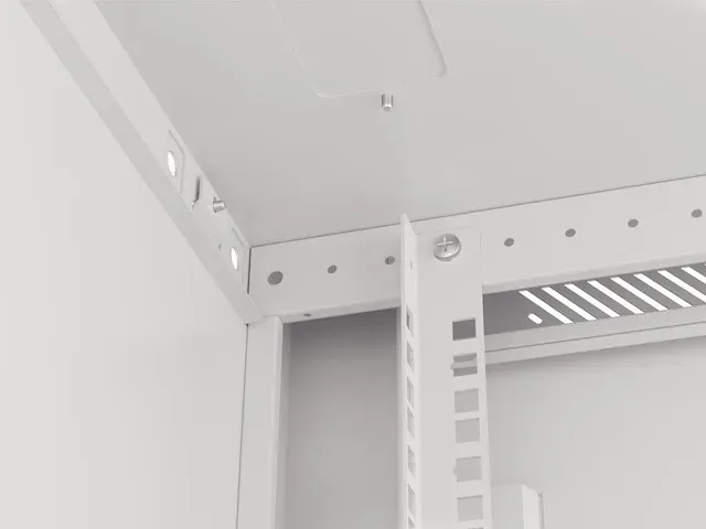 LANBERG Nástěnná jednodílná skříň 19", FOR SELF-ASSEMBLY 12U/600x600 plechové dv