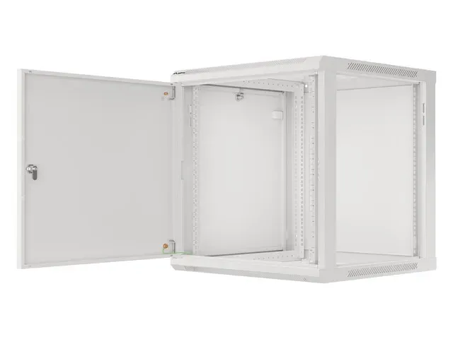 LANBERG Nástěnná jednodílná skříň 19", FOR SELF-ASSEMBLY 12U/600x600 plechové dv