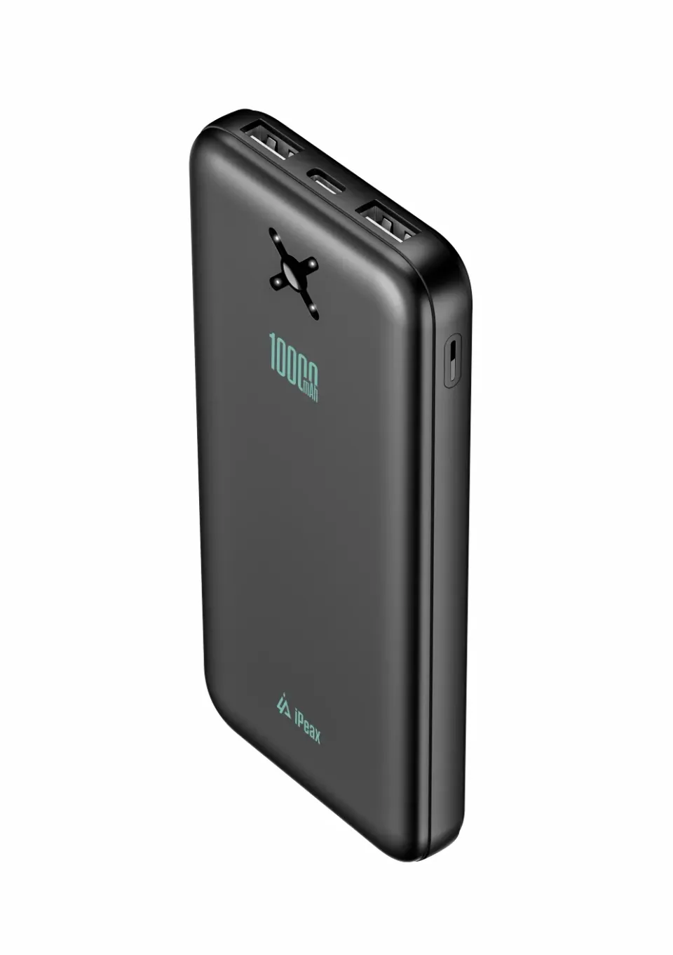 POWER BANKA 10000 mAh, 10,5W, 2x USB-A ČERNÁ