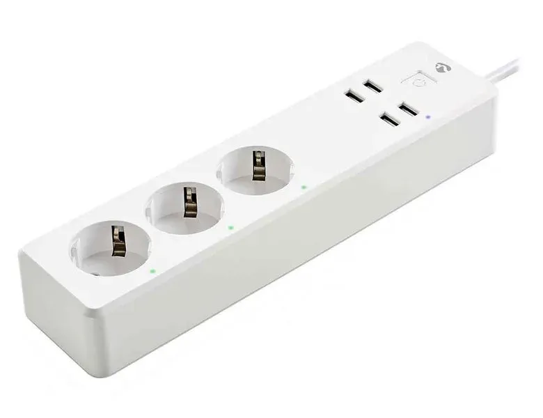 Nedis WIFIP312FWT - SmartLife Prodlužovací Přívod| Wi-Fi | 3x Zásuvka typu F (CE