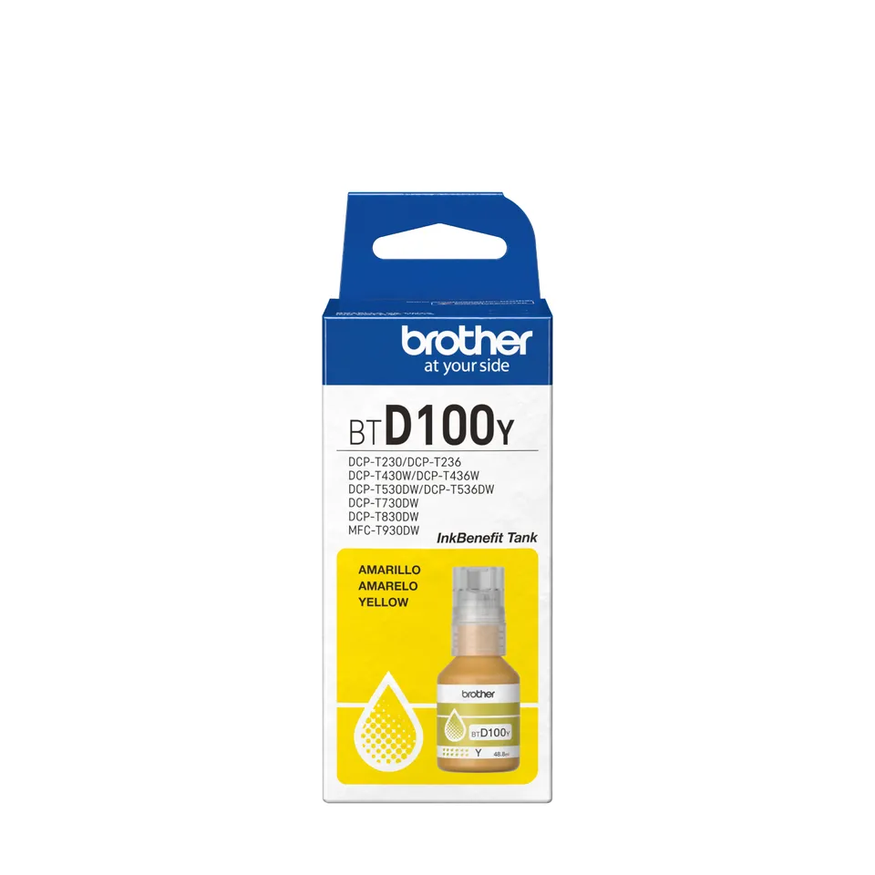 Brother BT-D100Y (inkoust yellow, 5 000 str.)