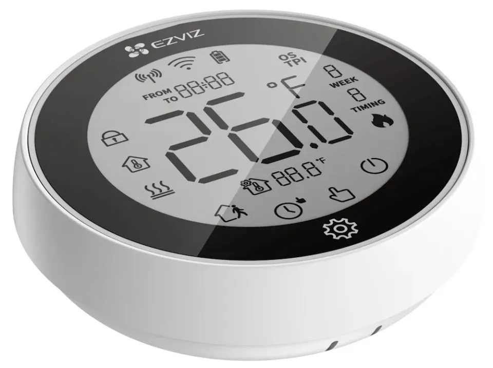 EZVIZ sada chytrého termostatu T56/ rozsah 5–35 °C/ OpenTherm/ Wi-Fi/ bílý