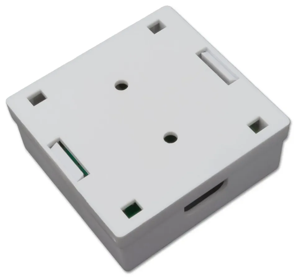 XtendLan Zásuvka 2x RJ-45, Cat5e, nestíněná, na zeď, spodní vývod, narážecí