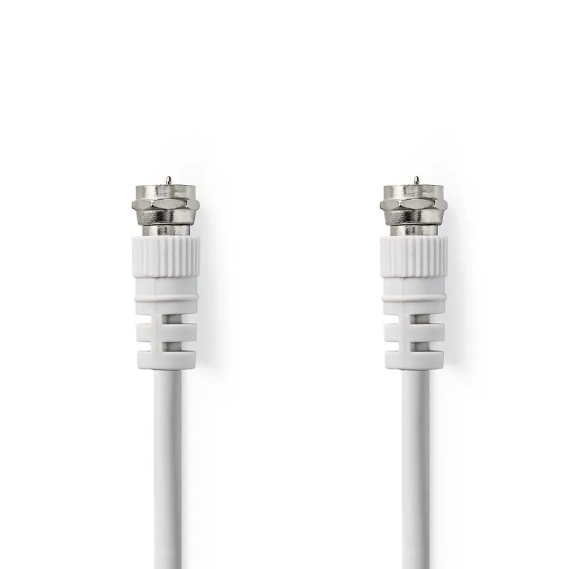 Nedis CSGB41000WT30 - Satelitní a Anténní Kabel | F zástrčka - F zástrčka | 3 m