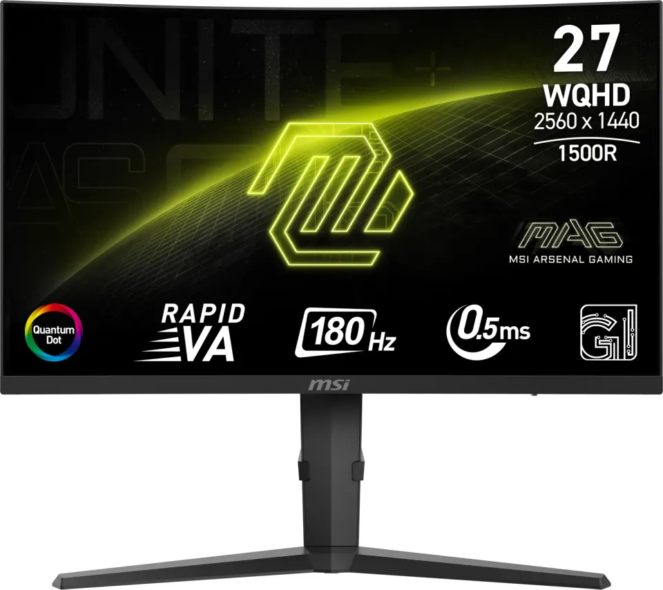MSI Gaming monitor MAG 275CQRF QD E2 27" Rapid VA zakřivený/2560x1440 WQHD/180Hz