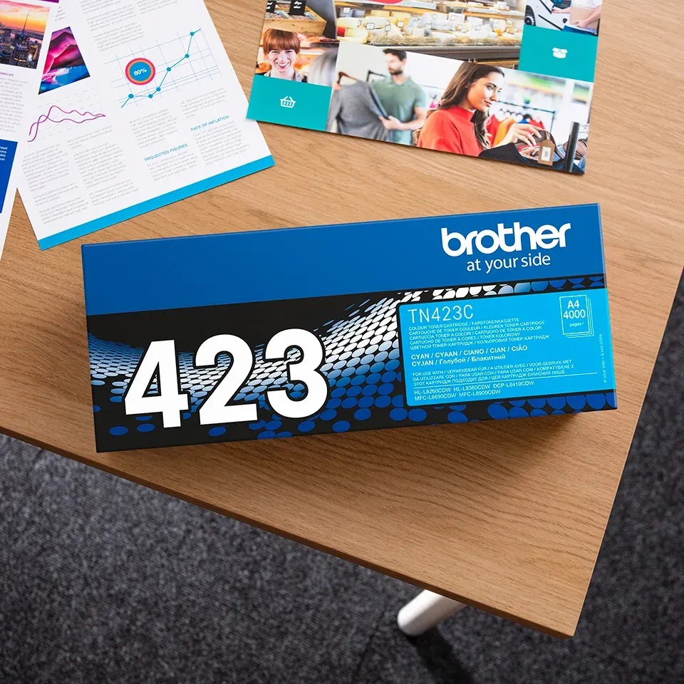 BROTHER TN-423C originální toner cyan - 4K
