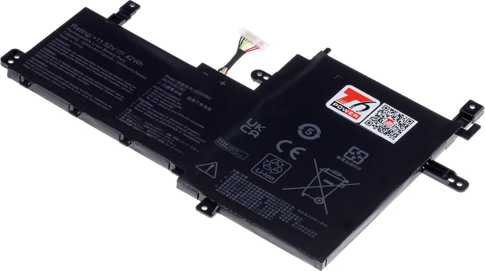Baterie T6 Power pro Asus VivoBook X513, X531, S513, S531F, F513, K513, 3639mAh, 42Wh, 3cell, Li-pol