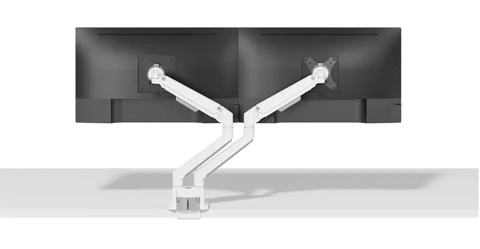 Neomounts DS70-250WH2 Neomounts NEXT Slim Desk Mount, double display (topfix clamp/grommet), white
