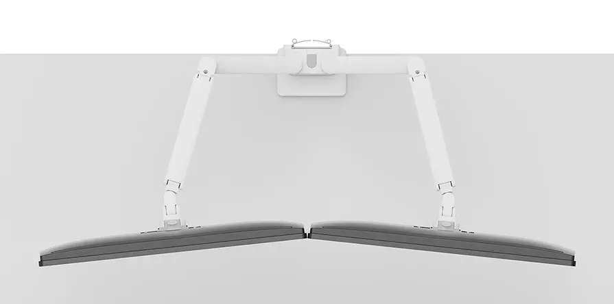 Neomounts DS70-250WH2 Neomounts NEXT Slim Desk Mount, double display (topfix clamp/grommet), white