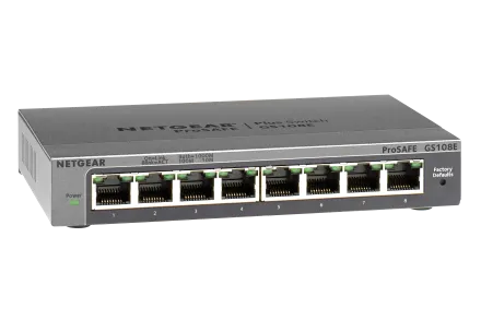 NETGEAR 8PT GIGABIT PLUS SWITCH, GS108E